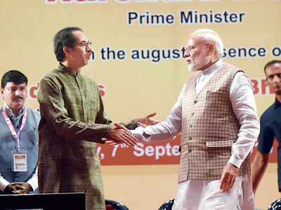 On stage with Modi, Uddhav says alliance is inevitable