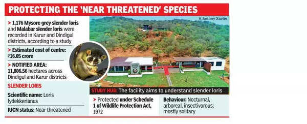 India’s 1st slender loris conservation centre opens in Dindigul
