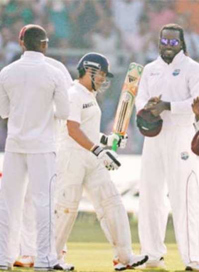 Wankhede Test: Sachin falls for 74