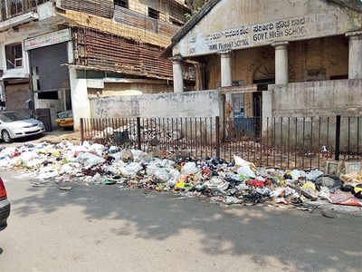 Littering is a problem for this part of Shivajinagar
