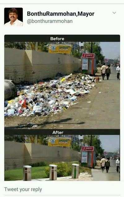 Hyderabad mayor shares a ‘garbage-filled’ picture, Internet has a field day