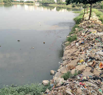 Doraikere Lake is turning into a garbage dump