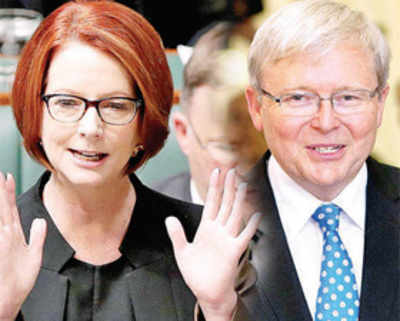 Rudd shock: Oz PM Gillard ousted as party head