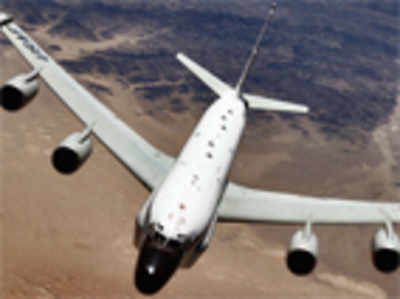 US spy plane dodges Russia jets, ends up over Sweden