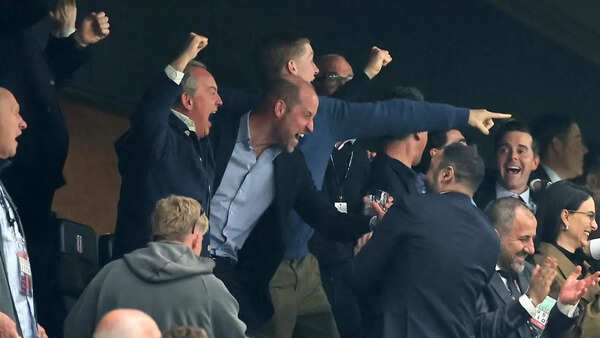 Prince William breaks royal composure as his favorite team won their first major European trophy since 1982: "Amazing Night!!"