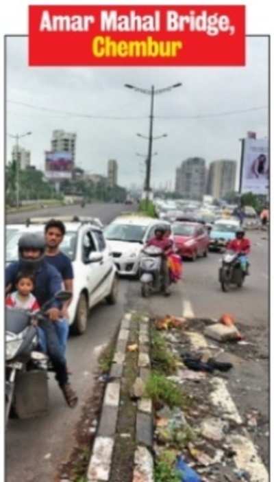 Mumbai traffic police works overtime to make accident spots safer