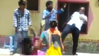 Telangana: TRS leader Immadi Gopi arrested for kicking woman over land dispute