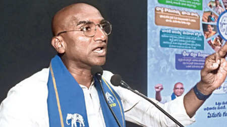 Telangana BSP President RS Praveen Kumar, son booked for attempt to murder