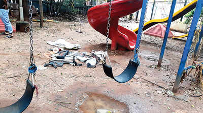 Cubbonpet BBMP Park teeming with problems