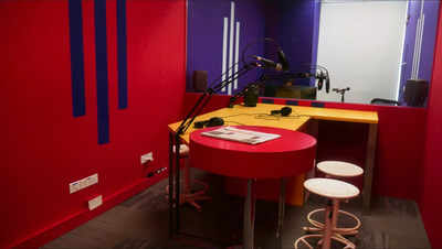 Radio and Television studio at BU get glow up