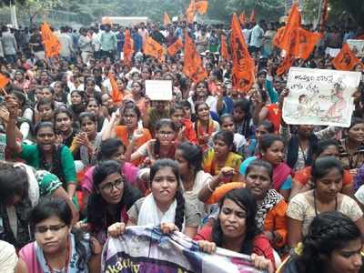 All India strike: Teachers mark protest with black bands