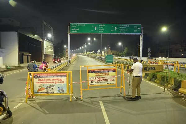 Major flyovers in Coimbatore to remain closed for traffic from 11pm to 6am