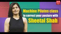 Machine Pilates class to correct your posture with Sheetal Shah 