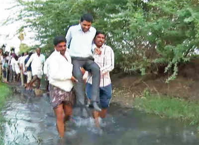 Villagers ‘carry’ official, land him in spot of bother