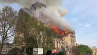 On cam: Notre Dame Cathedral in Paris suffers 'colossal damages' due to fire 
