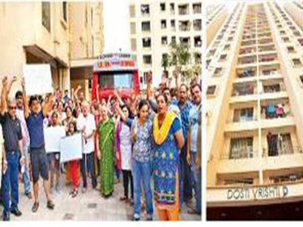 No water, Thane society residents lock up builder