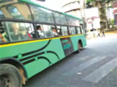 BMTC buses only in green, blue & orange