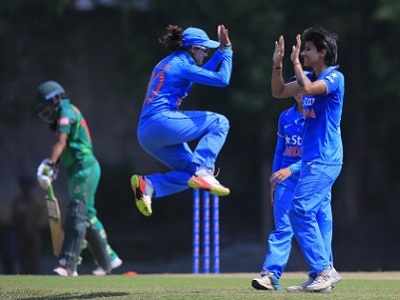 ICC Women's World Cup qualifier: India defeats Bangladesh by nine wickets