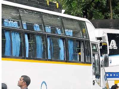 RTO takes action against 3,000 plus private buses for violation of safety rules