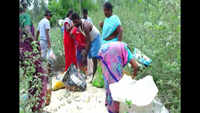 TN: Villagers find hundreds of kilos of spoilt rice dumped at  place used for defecation 