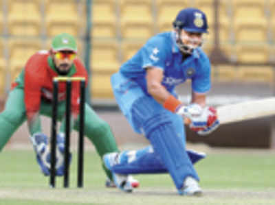 Raina century helps India A win series