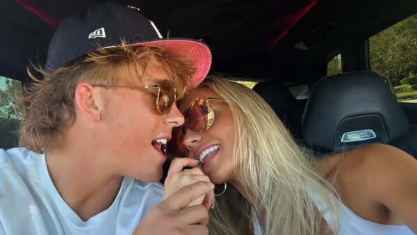 Jaxson Dart and Marissa Ayers turn heads with matching outfits in romantic 23rd birthday celebration photos