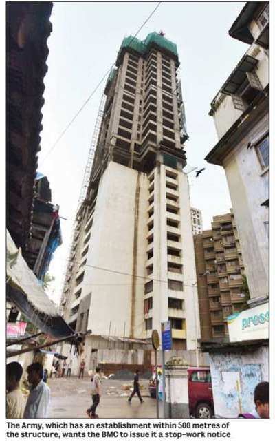 Defence rings an alarm bell over Colaba tower
