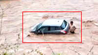 On cam: Car falls into swollen river in Panchkula 