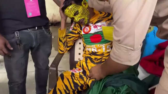 Bangladeshi fan hospitalised after 'falling ill' in Green Park stands; Police denies assault speculation