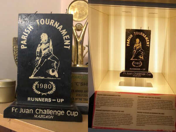 40-year old inter-club parish trophy finds spot in Fifa museum
