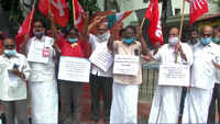 Trade unions protest against dilution of labour laws in Coimbatore 