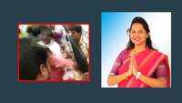 Guntur: TDP leaders stop YSRCP Dalit MLA Vundavalli Sridevi from entering Ganesh pandal 