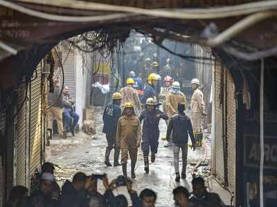 Anaj Mandi fire: Another blaze in same Delhi building where 43 people died on Sunday