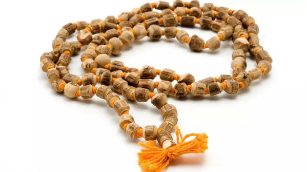 Wearing the Tulsi mala 