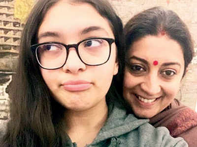 Union min Irani takes on daughter’s bully on Insta