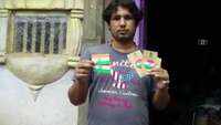 Mangaluru man makes eco-friendly national flag badges from paper pulp, fruit seeds 