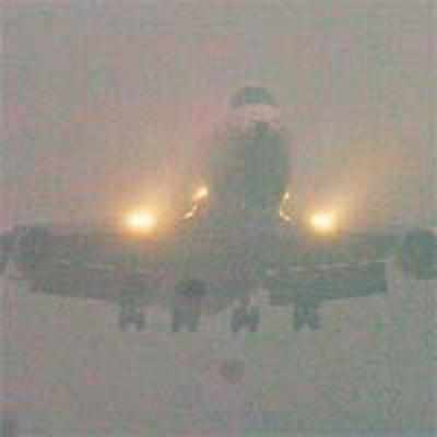 Fog forces flights to be rescheduled