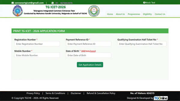 TS ICET 2026 hall ticket out today at icet.tgche.ac.in for May 13 and 14 exams; check details here