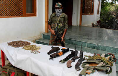 J&K: War-like stores recovered from terrorists