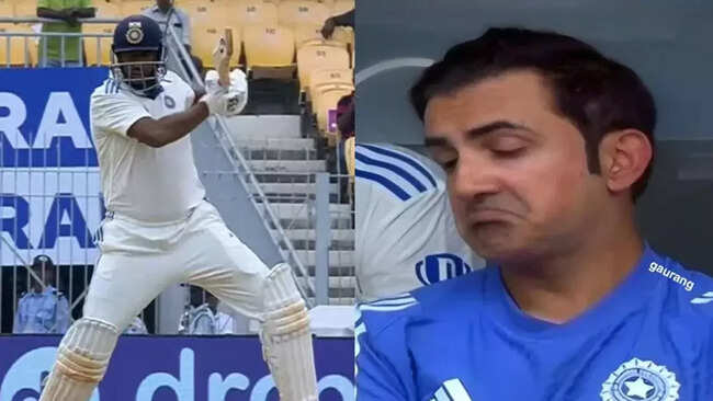 Ravichandran Ashwin leaves Gautam Gambhir awestruck with masterful cut shot