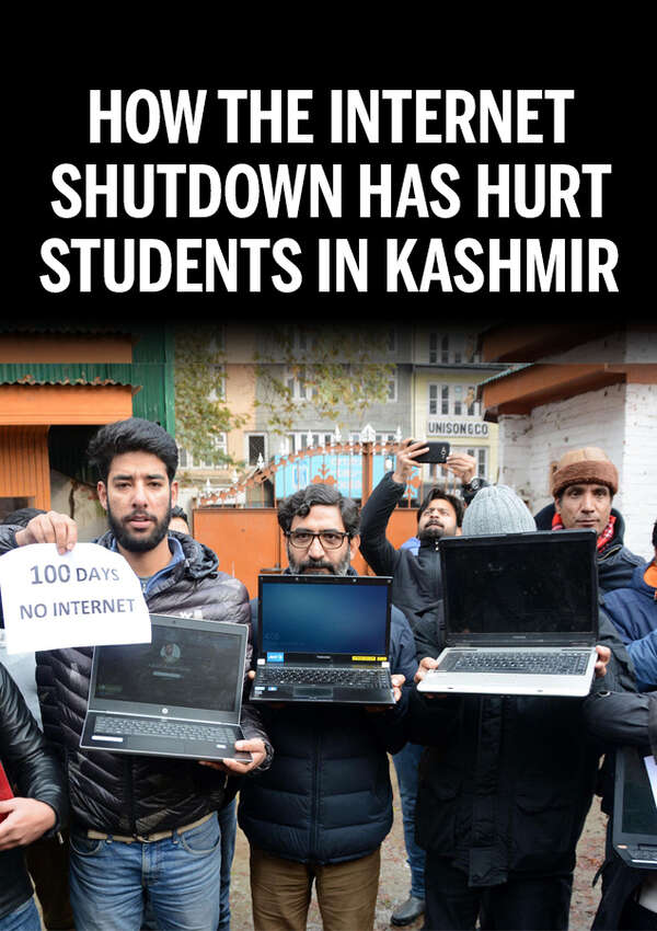 How internet shutdown has hurt students in Kashmir