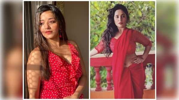 Monalisa to Rani Chatterjee: Amazing red outfits of Bhojpuri actresses