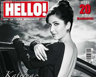 Katrina Kaif goes backless for Hello magazine cover