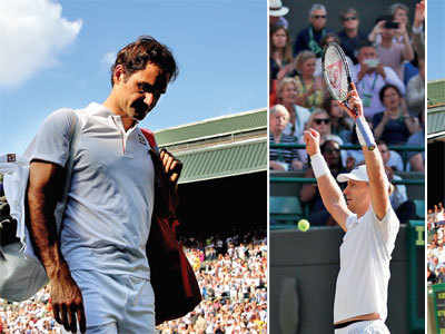 Wimbledon 2018: Roger Federer knocked out in five-set thriller by Kevin Anderson