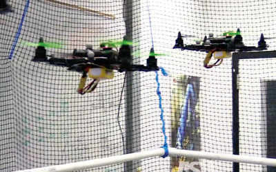 Now control multiple robotic drones using only human brain