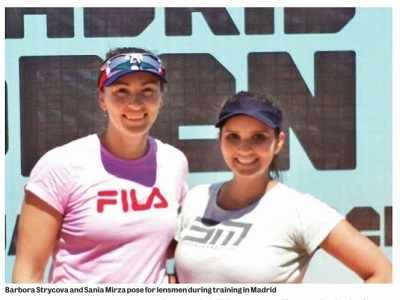 Tennis: Chance for Mirza-Shvedova to test court chemistry