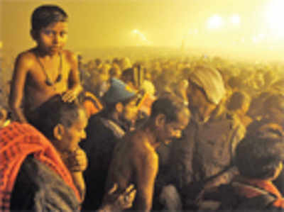 Getting wired at the Kumbh