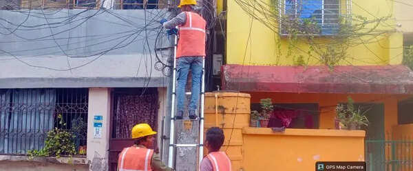 Special drive by BMC to clear dangling wires, cables
