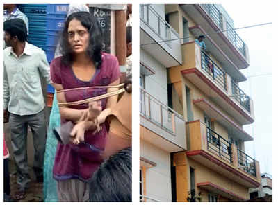 Bengaluru woman throws 7-year-old daughter off a building, twice