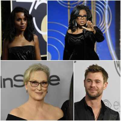 75th Golden Globe Awards: From Meryl Streep, Oprah Winfrey to Nicole Kidman and Angelina Jolie, the red carpet dominated by black in protest of sexual harassment